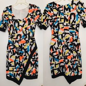 Brightly colored dress